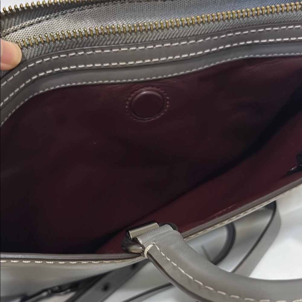 Coach Gray Rogue Brief with Professional Aesthetic - Picture 10 of 16